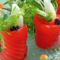 Món cá được trình bày trông rất ngon mắt