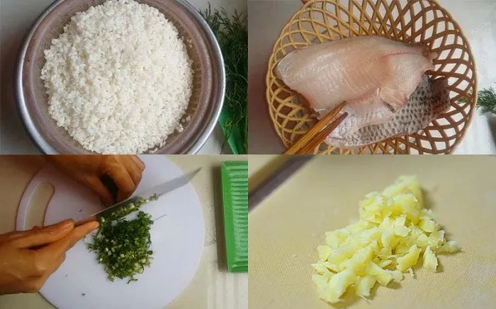 Sơ chế cá rô phi và các nguyên liệu