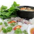 Lẩu mực rau mùng tơi