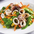 Mực ống xào đậu Hà Lan