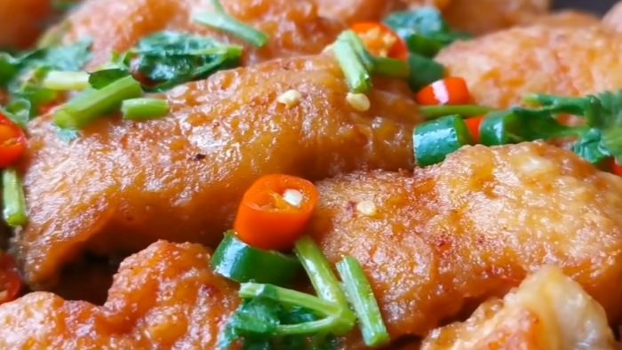 Cá kho đậu phụ, món ngon đơn giản.