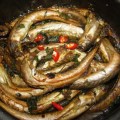 Cá chạch kho tương, riềng
