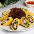 Cá cuộn rong biển vừ đẹp mắt vừa ngon miệng