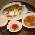 Canh cá chim nấu ngót