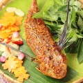 cá tắc kè nướng