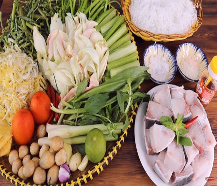 Nguyên liệu cơ bản món cá trắm chiên xả ớt