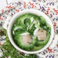 Canh khổ qua chả cá ngon lạ