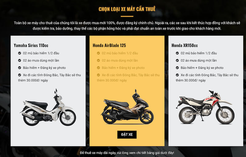 Giới thiệu về Motorbike.vn công ty cho thuê xe máy uy tín nhất Việt Nam