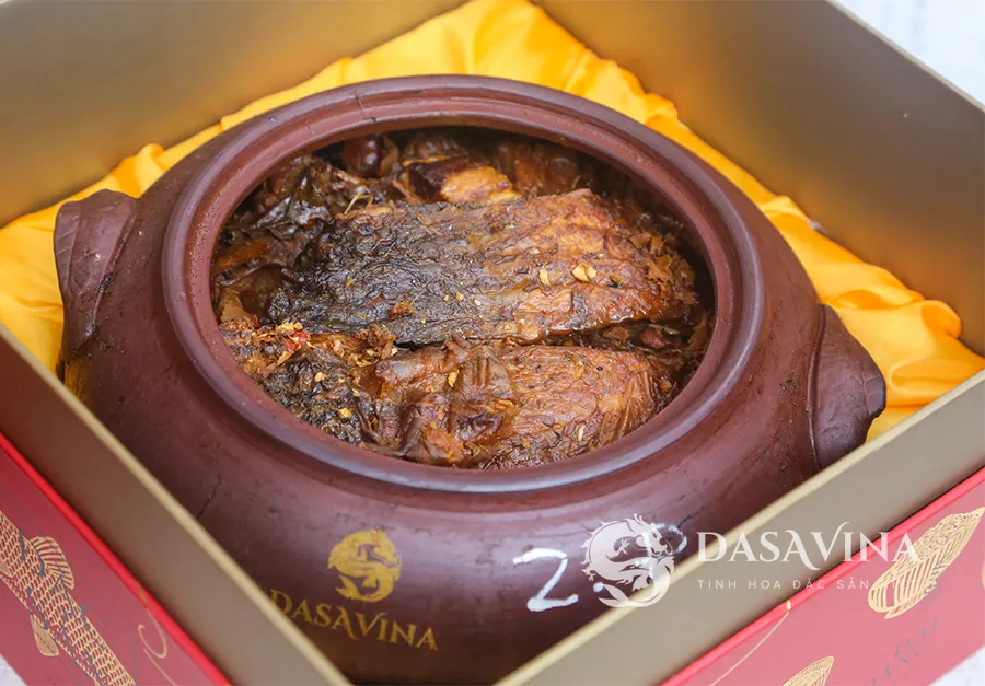 Cá kho Bá Kiến chăm chút cả về hình thức, mẫu mã